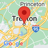 Map of Trenton NJ US